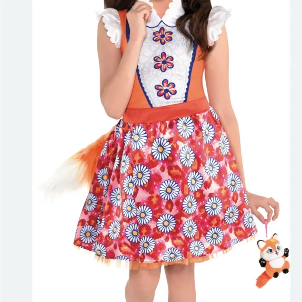 Amscan Enchantimals felicity fox child costume. Med 8-10 nwt(Z)